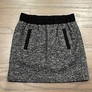 LOFT Petite Grey Wool Skirt - Size XSP
